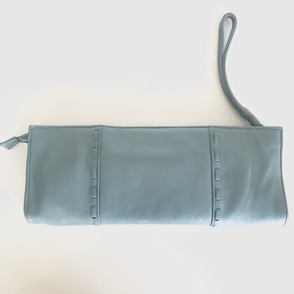 Alfani Handbags - Alfani Light Blue Wristlet